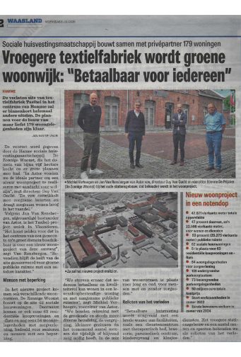 Een nieuwe invulling voor de site